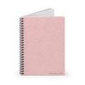 Blooming Within Lined Spiral Notebook | Cotton Rose