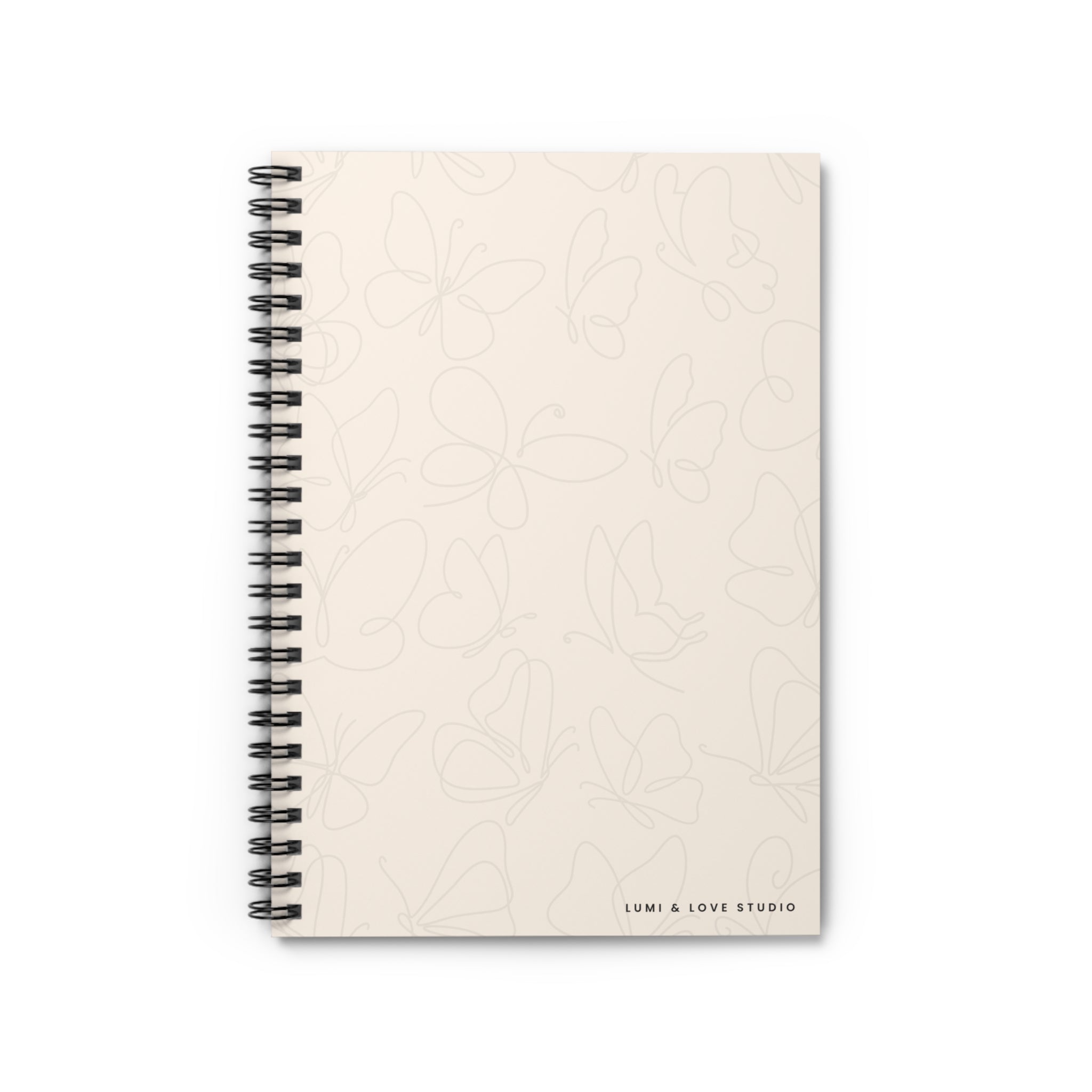 Blooming Within Lined Spiral Notebook | Linen