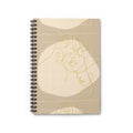 Golden Muse Lined Spiral Notebook