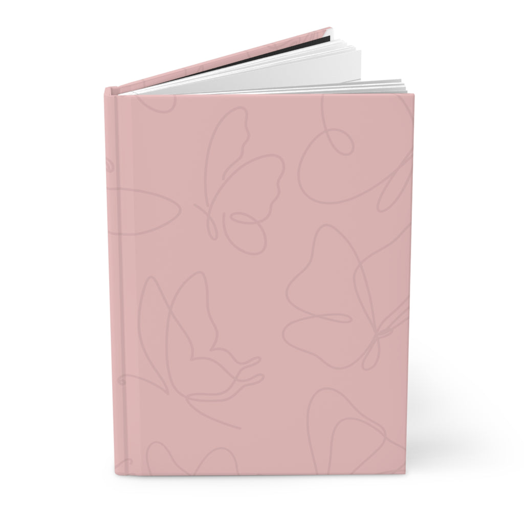 Blooming Within Hardcover Journal | Cotton Rose