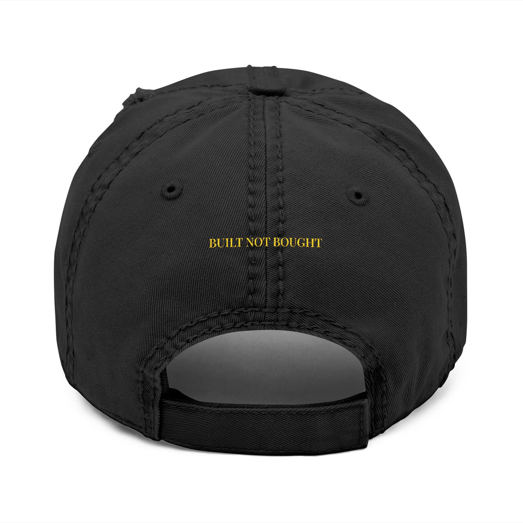CEO Mode | Built Not Bought Embroidered Distressed Dad Hat