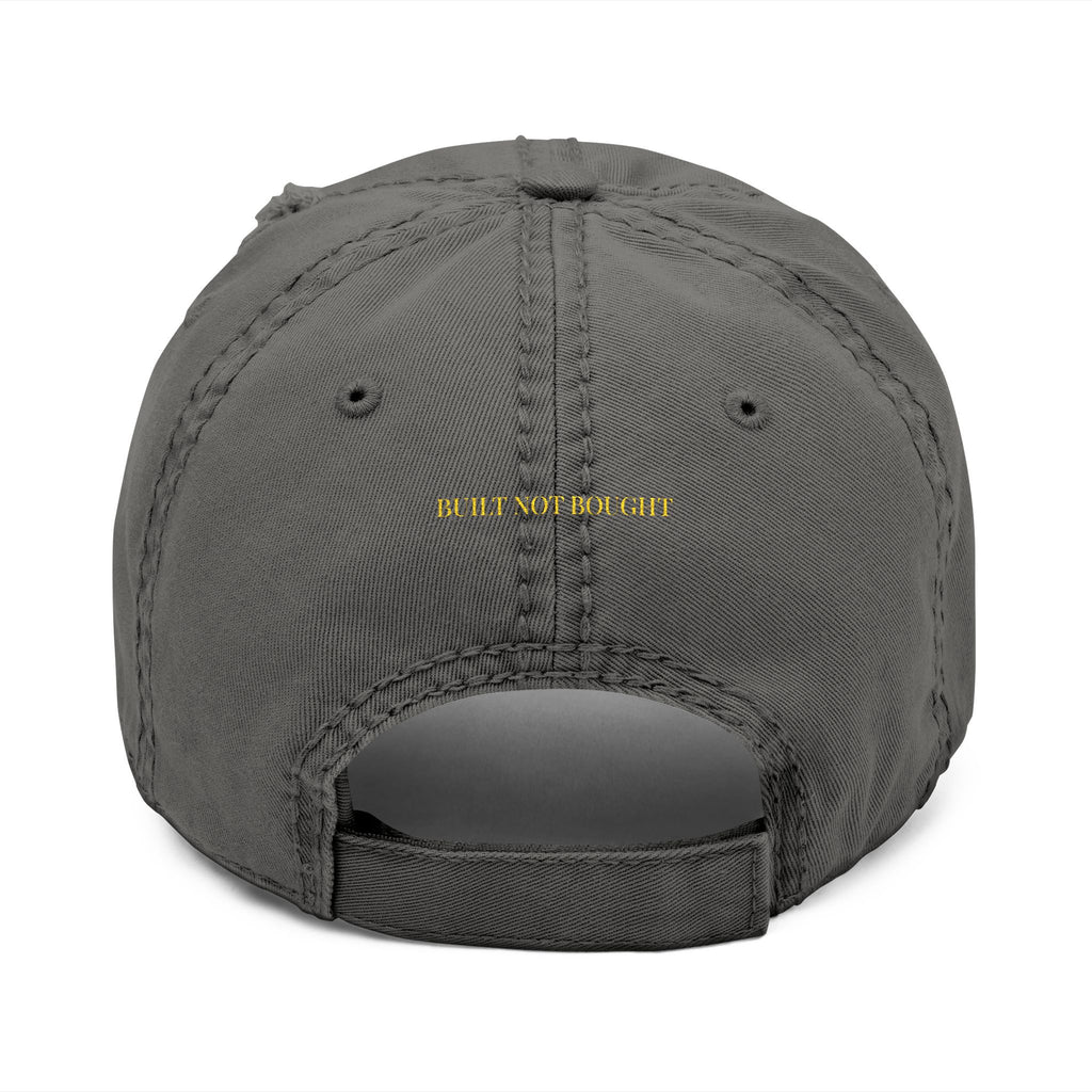 CEO Mode | Built Not Bought Embroidered Distressed Dad Hat