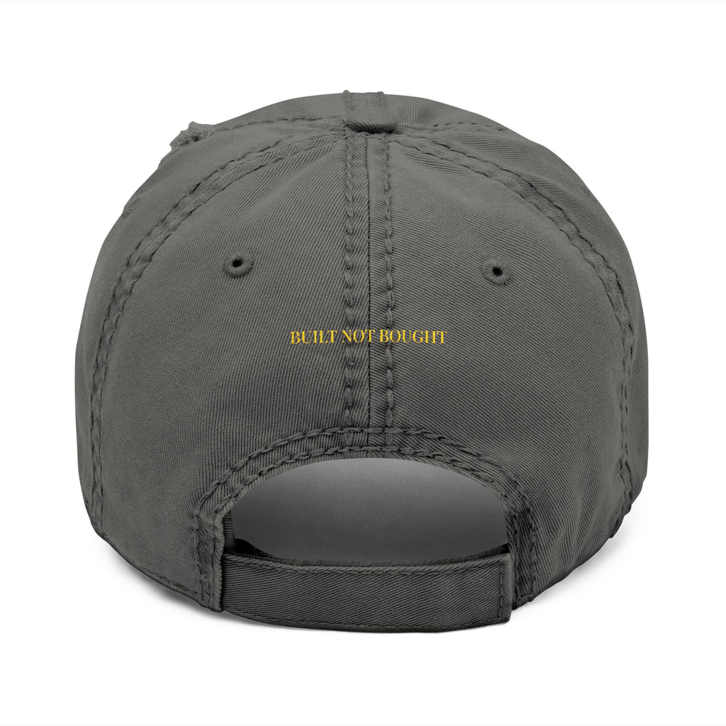 CEO Mode | Built Not Bought Embroidered Distressed Dad Hat