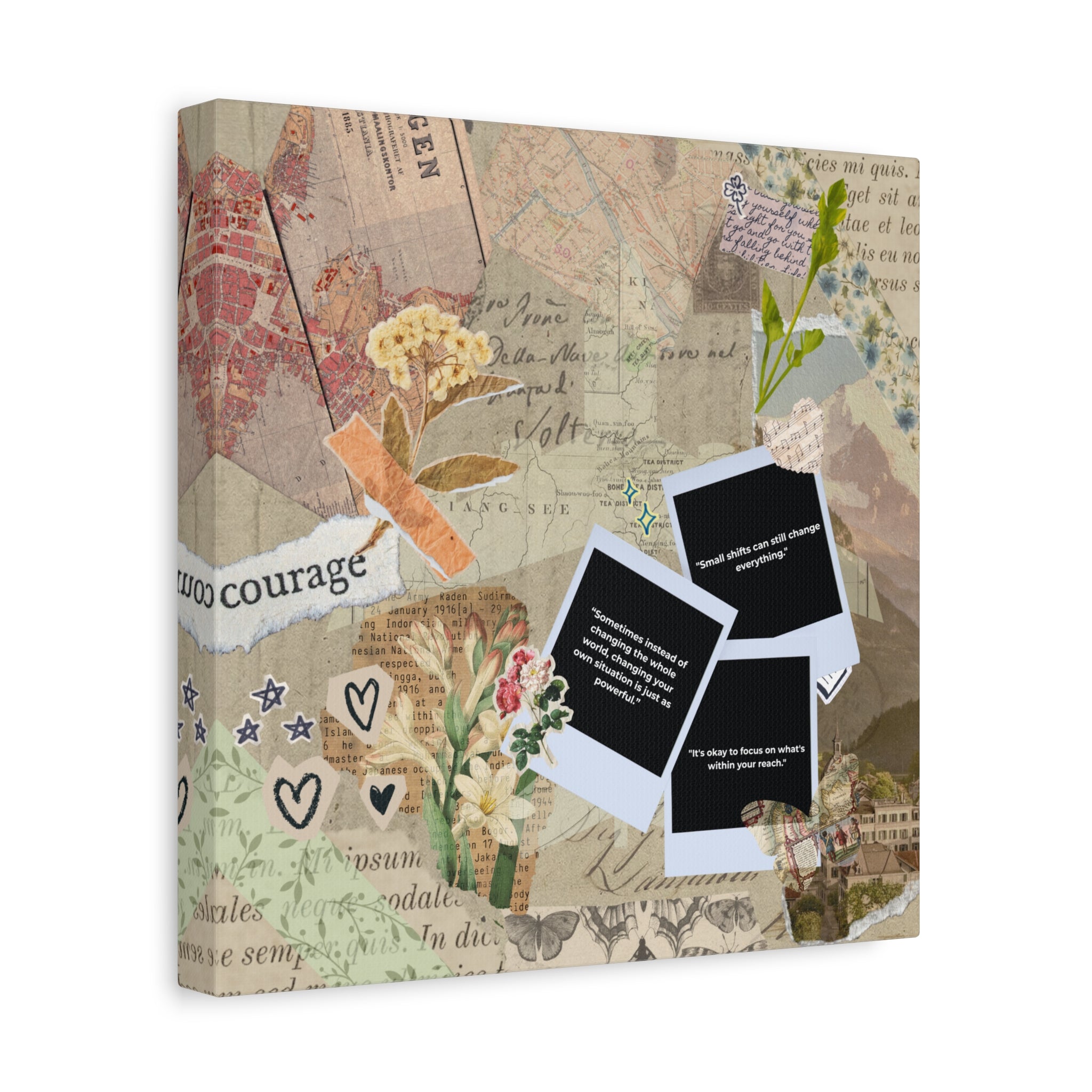 Pressed Memories | 12x12 Canvas