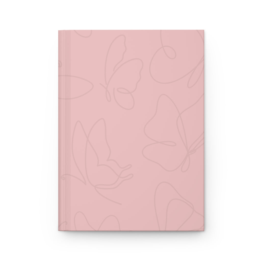Blooming Within Hardcover Journal | Cotton Rose