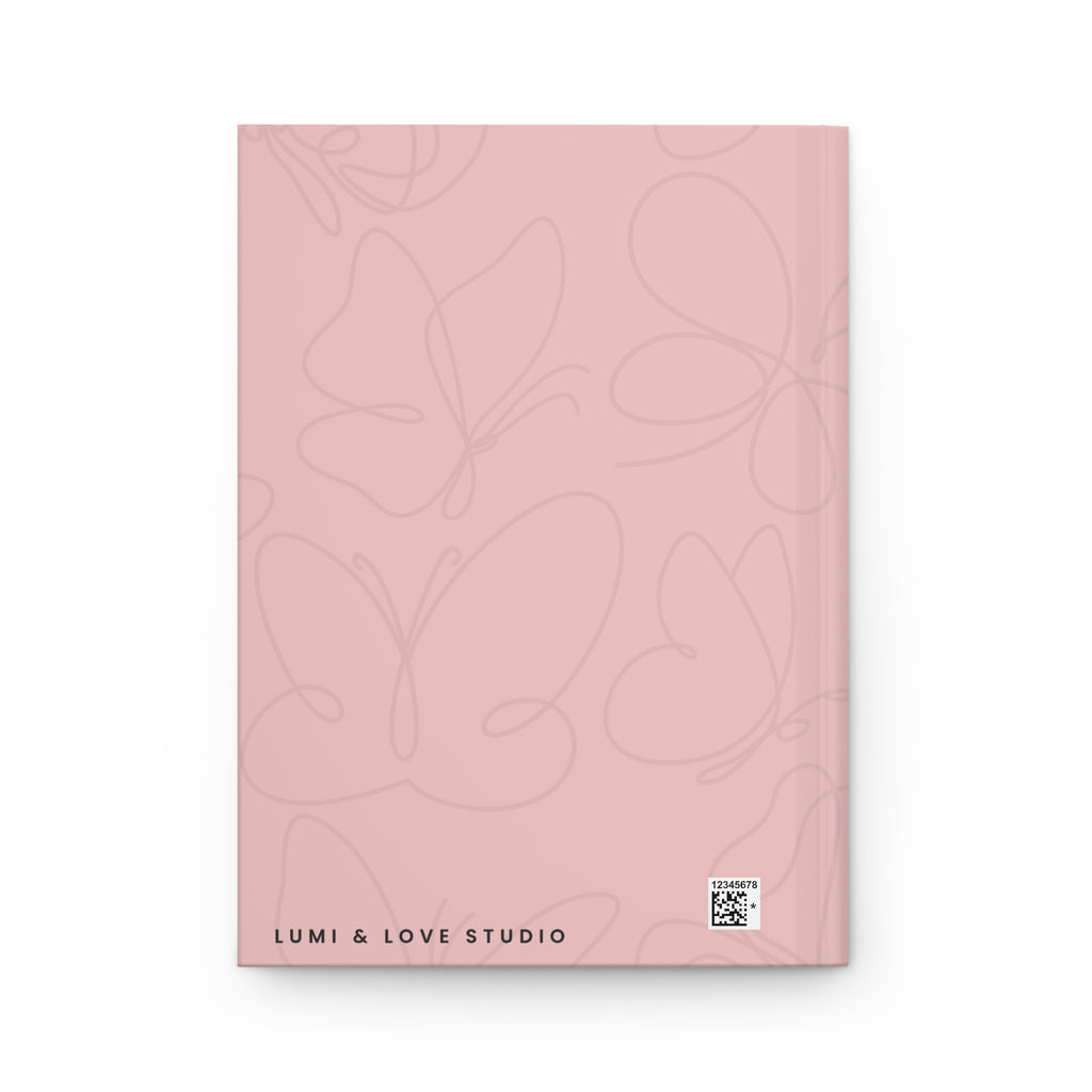 Blooming Within Hardcover Journal | Cotton Rose