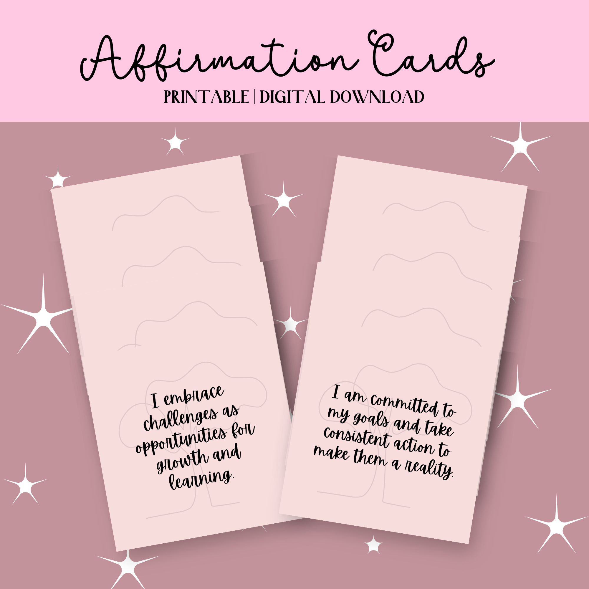 Achieve Her Digital Affirmation Cards