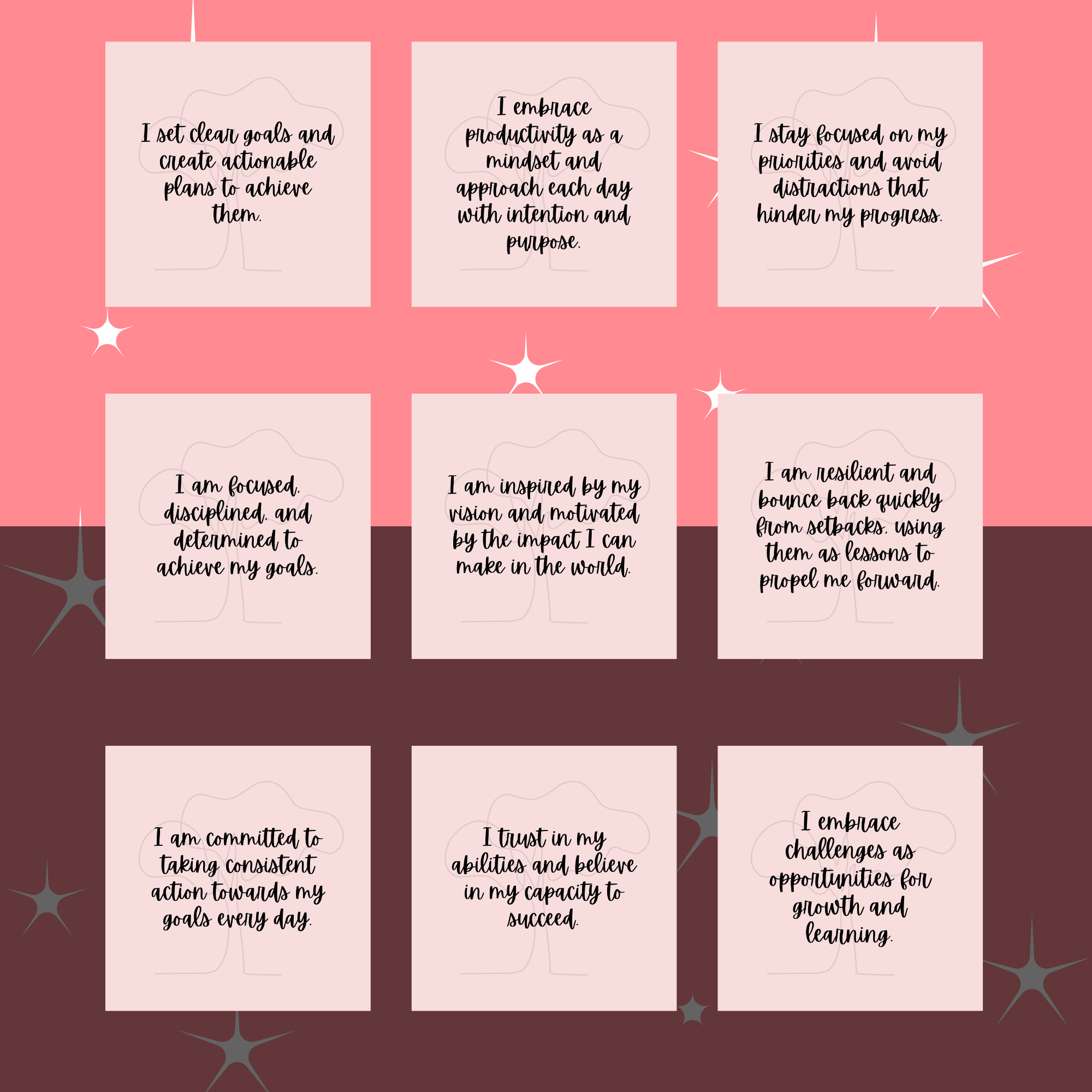 Achieve Her Digital Affirmation Cards