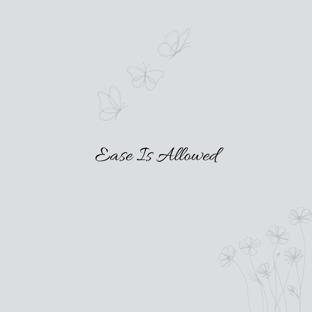 Ease Is Allowed: A Gentle Reset Planner