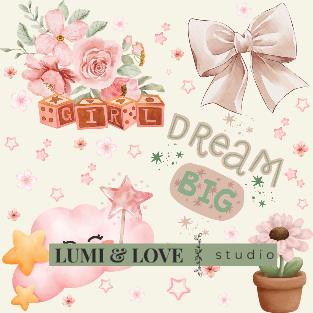Soft Girls Dream Big - Digital Pattern